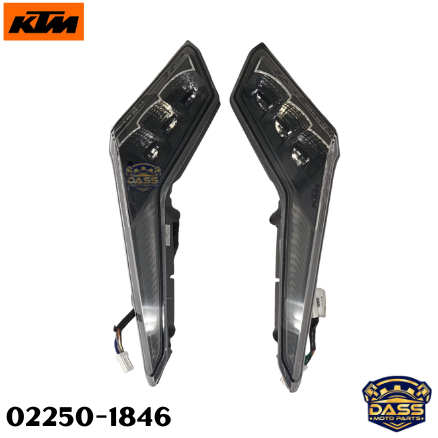 Indicator Light Blinker Front Set Fits For KTM RC 125 2023(Gen-2) KTM RC 200 2021-2023(Gen-2) KTM RC 390 2022-2023(Gen-2)