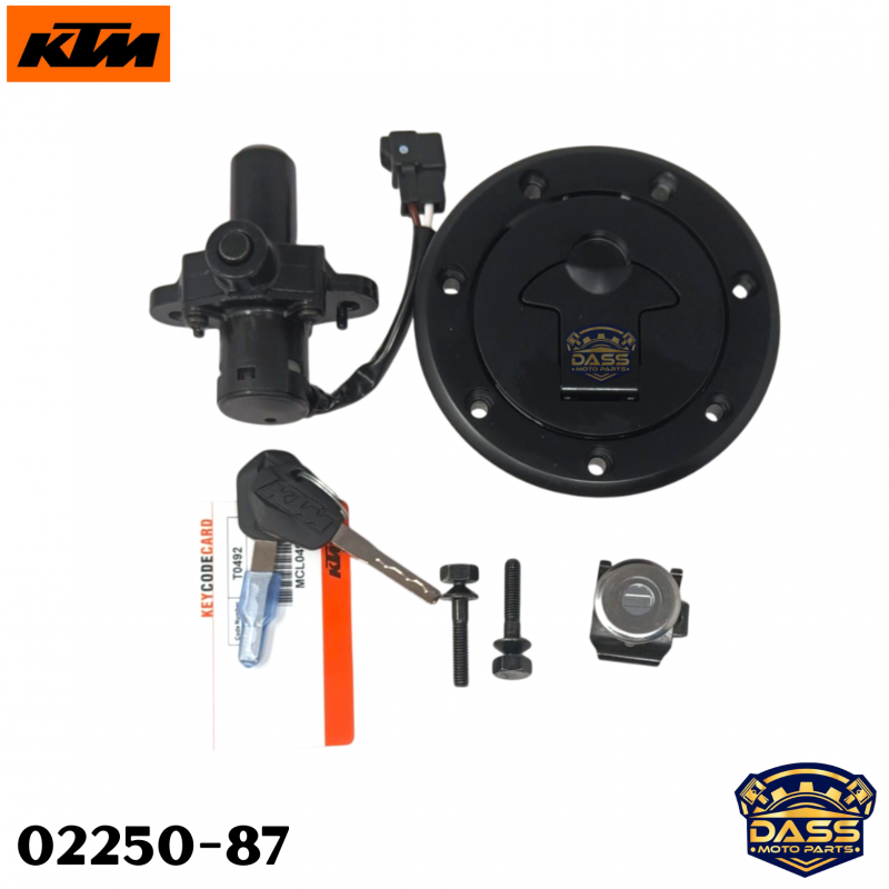 Lock Set Fits For KTM Duke 125 2021-2023 KTM Duke 200 2020-2023 KTM Duke 250 2017-2023 KTM Duke 390 2017-2023 KTM Adventure 250 2021-2023 KTM Adventure 390 2020-2023 KTM Adventure Rally 390 2023
